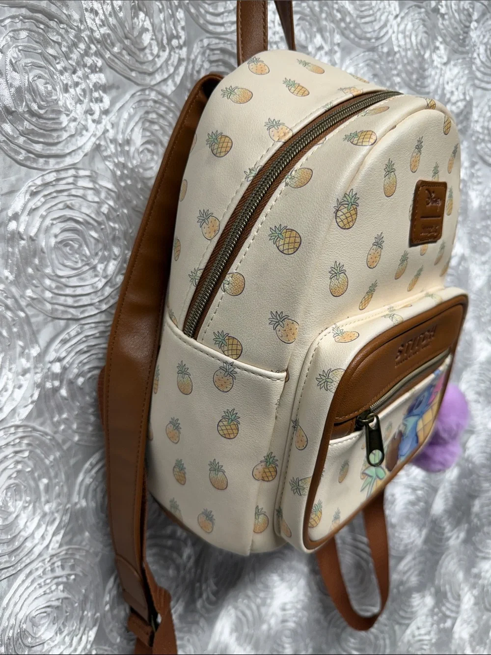 Disney Lilo & Stitch Pineapple Mini Backpack - ohana means family